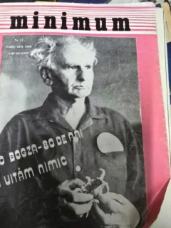 Revista Minimum nr.11/1988. Geo Bogza 80 de ani, nu uitam nimic