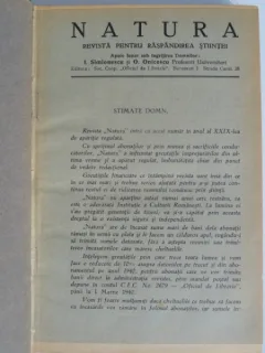 Revista Natura - colectia de 12 numere/1940