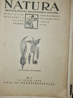Revista Natura Nr. 7/1930
