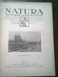 REVISTA NATURA NR.10/1929