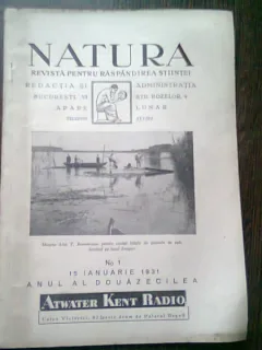 REVISTA NATURA NR.1/1931