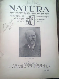 REVISTA NATURA NR.2/1926