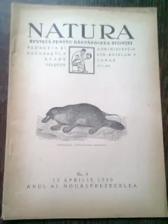 REVISTA NATURA NR.4/1930