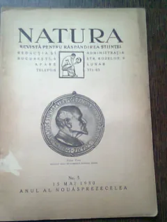 REVISTA NATURA NR.5/1930