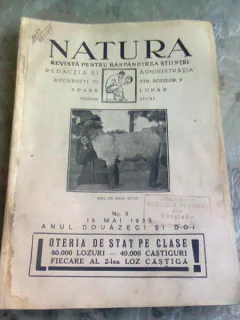 REVISTA NATURA NR.5/1933