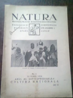 REVISTA NATURA NR.6/1928