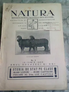 REVISTA NATURA NR.6/1933