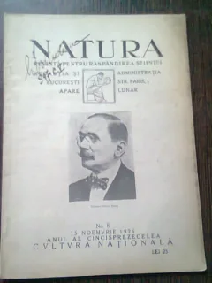 REVISTA NATURA NR.8/1926