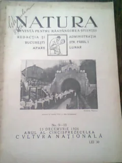 REVISTA NATURA NR.9-10/1926