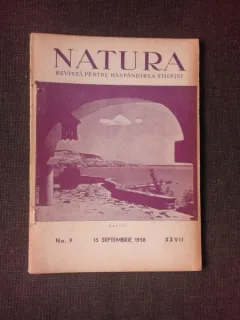 REVISTA NATURA NR.9/1938, COPERTA IMAGINE BALCIC