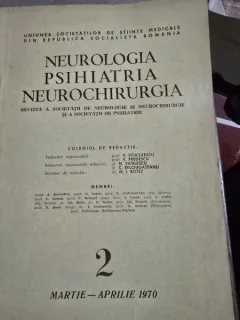 Revista Neurologia, Psihiatria, Neurochirurgia nr.2/1970
