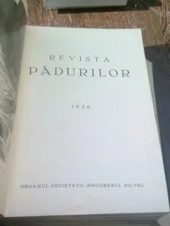 REVISTA PADURILOR DIN ANUL1936