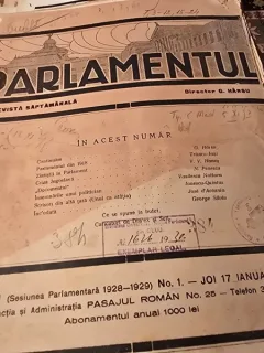 Revista Parlamentul nr.1/1929