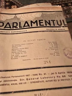 Revista Parlamentul nr.21/1928