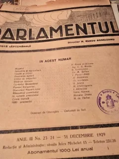 Revista Parlamentul nr.23-24/1929