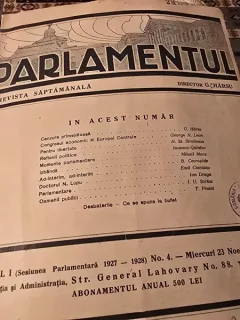 Revista Parlamentul nr.4/1927