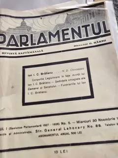 Revista Parlamentul nr.5/1927