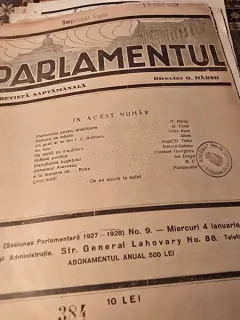Revista Parlamentul nr.9/1928