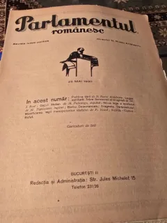 Revista Parlamentul romanesc din 25 mai 1930