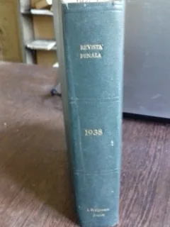 REVISTA PENALA - COLECTIE 1938