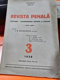 Revista Penala nr.3/1938