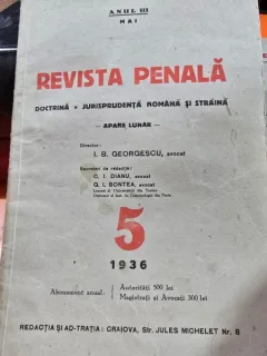 Revista Penala nr.5/1936