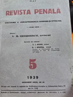Revista Penala nr.5/1939