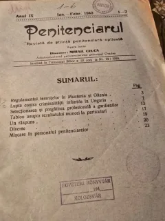 Revista Penitenciarul nr.1-2/1940
