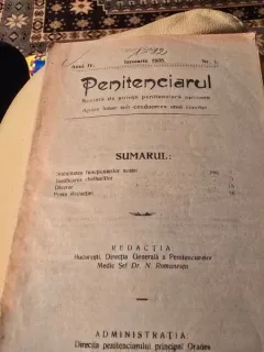 Revista Penitenciarul nr.1/1935