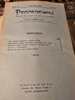 Revista Penitenciarul nr.2/1937