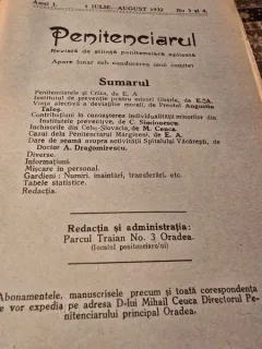 Revista Penitenciarul nr.3-4/1932