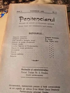 Revista Penitenciarul nr.7/1932