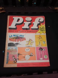 Revista Pif Gadget nr.39, text in limba franceza