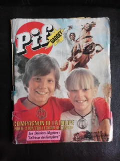 Revista Pif Gadget nr.487, text in limba franceza
