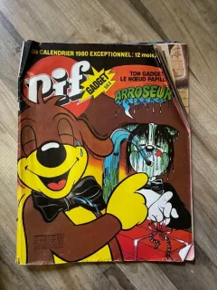 Revista Pif Gadget nr.562, text in limba franceza
