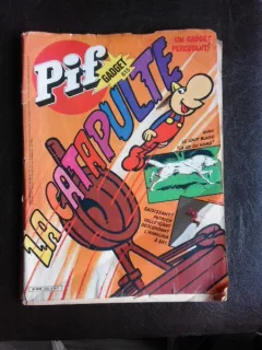 Revista Pif Gadget nr.615, text in limba franceza