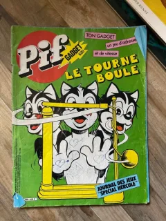 Revista Pif Gadget nr.620, text in limba franceza