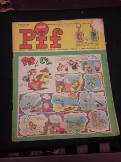 Revista Pif nr.1104/1966, text in limba franceza