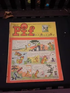 Revista Pif nr.1107/1966, text in limba franceza