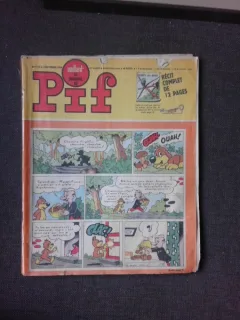 Revista Pif nr.1112/1966, text in limba franceza