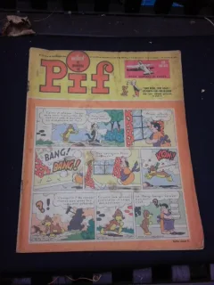 Revista Pif nr.1114/1966, text in limba franceza