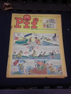 Revista Pif nr.1137/1967, text in limba franceza