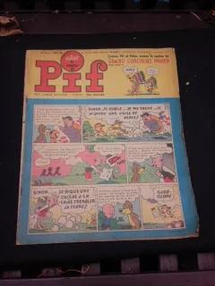 Revista Pif nr.1142/1967, text in limba franceza