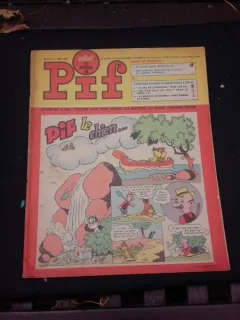 Revista Pif nr.1147/1967, text in limba franceza