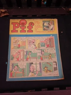 Revista Pif nr.1154/1967, text in limba franceza