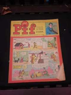 Revista Pif nr.1159/1967, text in limba franceza