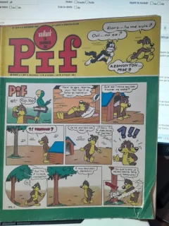 Revista Pif nr.1214/1968, text in limba franceza