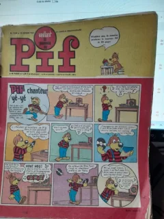 Revista Pif nr.1238/1967, text in limba franceza