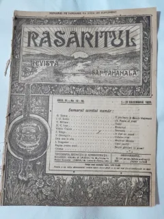 Revista Rasaritul, anul III, nr.13-18/1920  (din cuprins Vasile Militaru, Nichifor Crainic....)