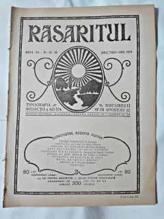 Revista Rasaritul, anul VI, nr.13-20/1924
